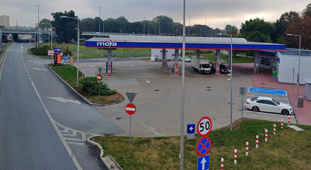 Nowa stacja paliw sieci Moya w Warszawie