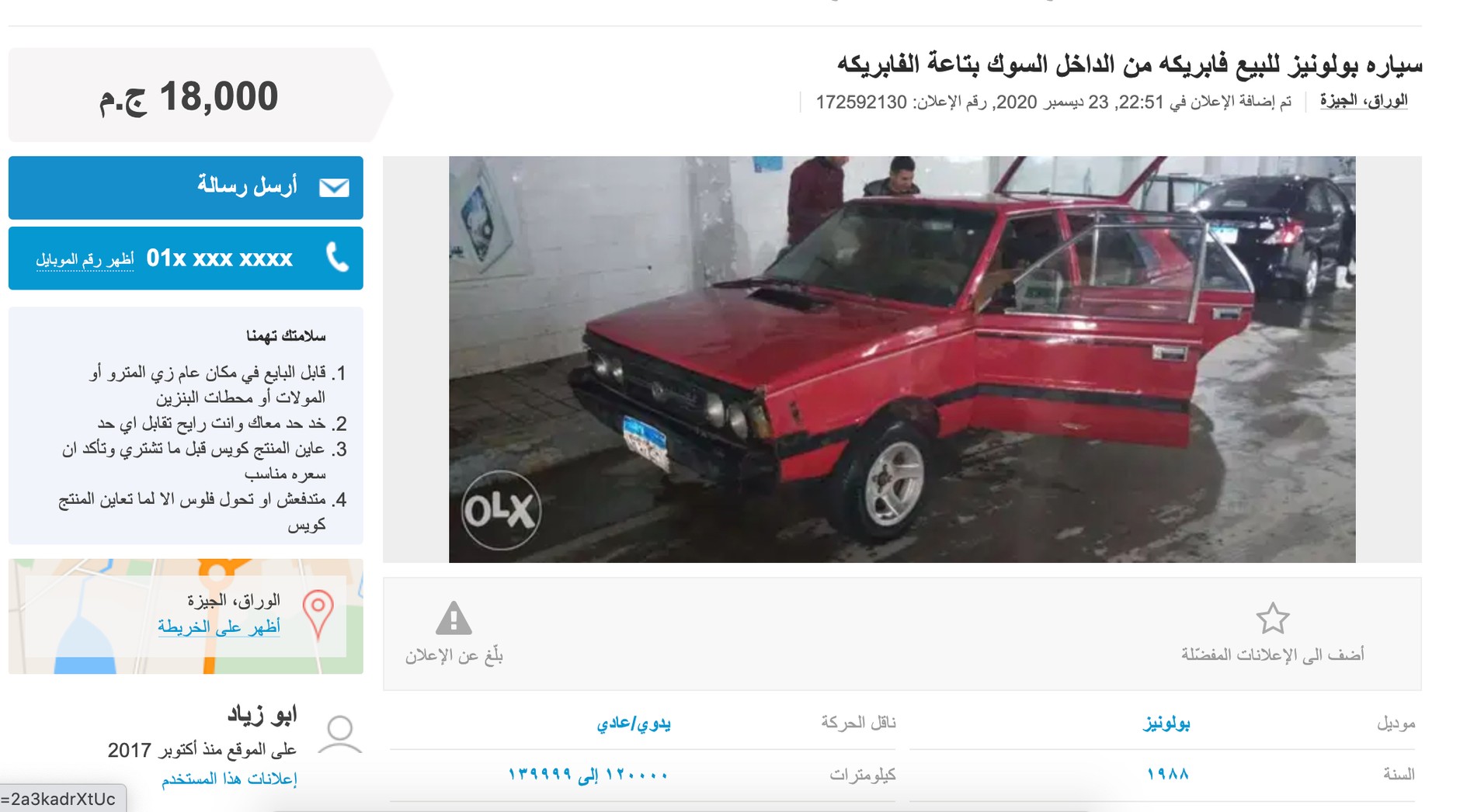 Polonezy z egipskich ogłoszeń