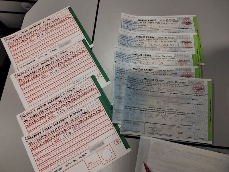 mandaty za ucieczkę przed policją