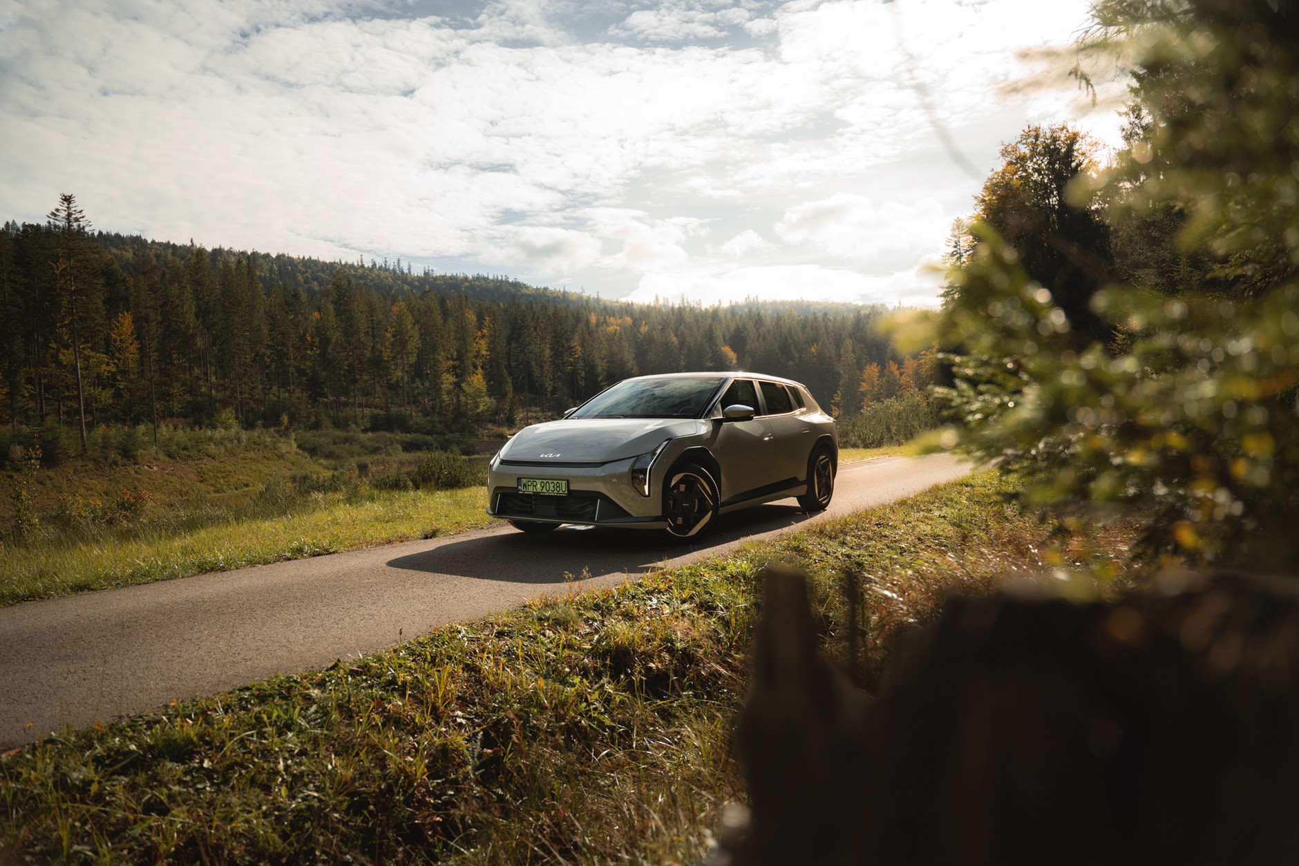 Kia EV4 dotarła do Wisły bez żadnego problemu z jednym postojem na ładowanie. Podróż zajęła praktycznie tyle samo, co autem spalinowym