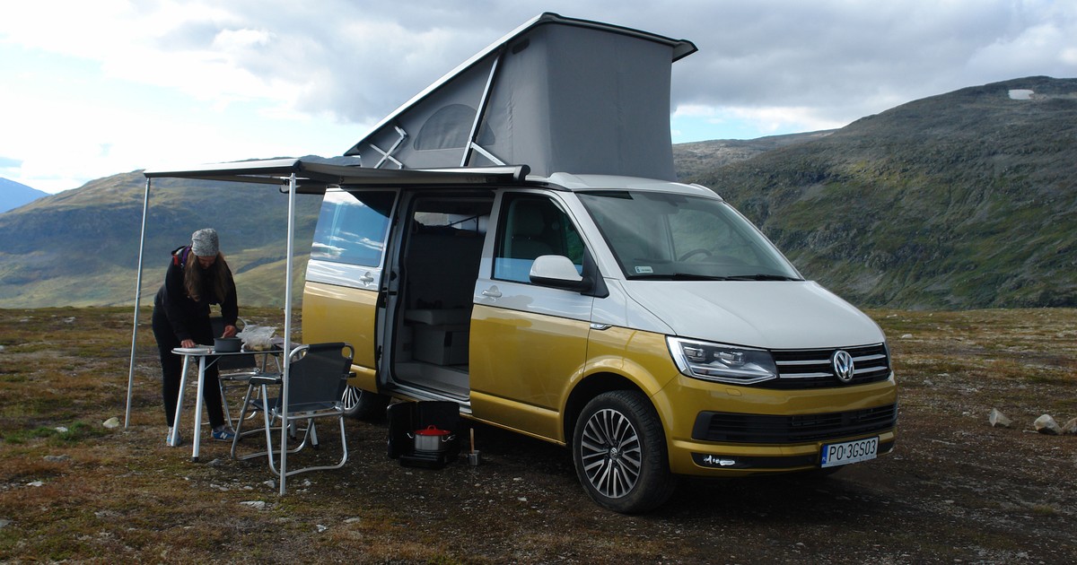 Volkswagen Califroania Ocena w krainie fiordów i trolli
