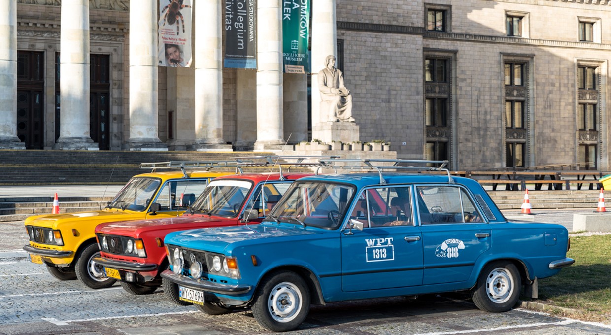 Jak naprawdę nazywały się Duży Fiat, Maluch, Syrena, Trabant czy Wartburg?