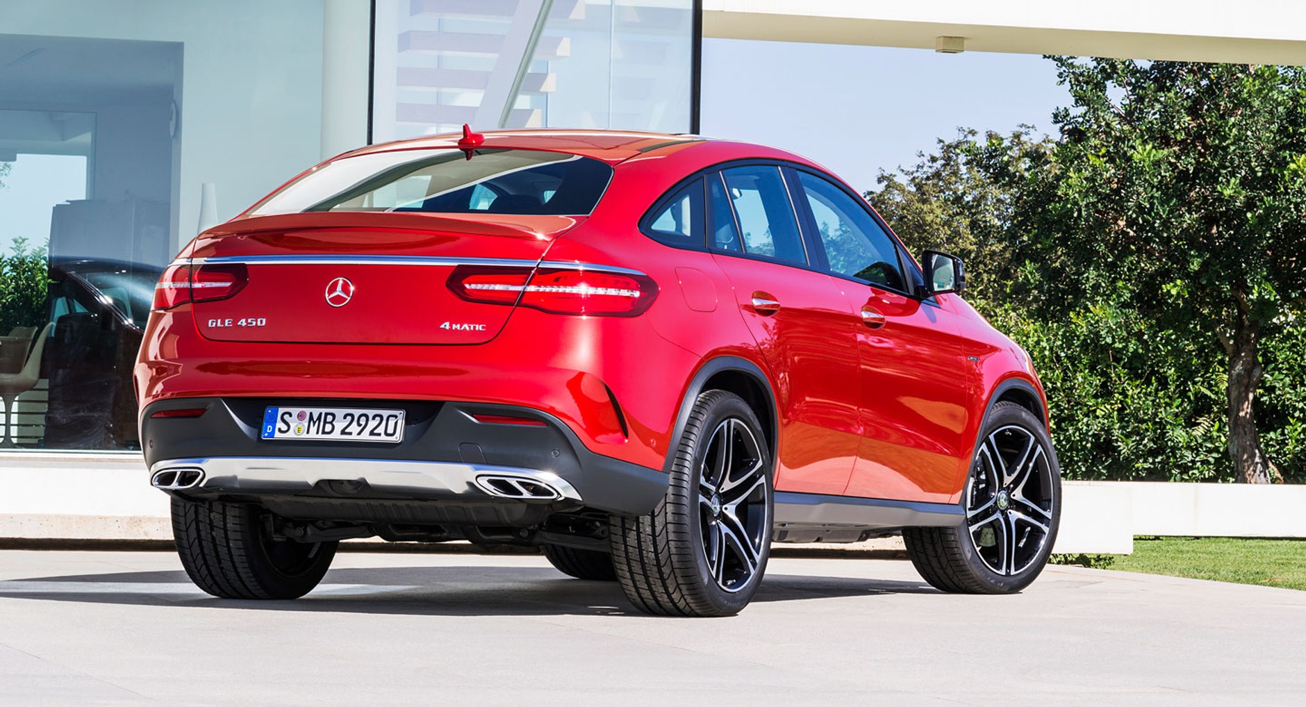 Mercedes GLE Coupé broń na BMW
