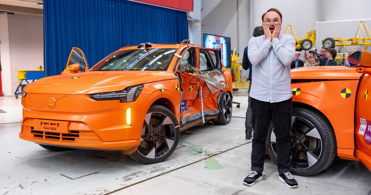 Widziałem na żywo test zderzeniowy elektryków Volvo
