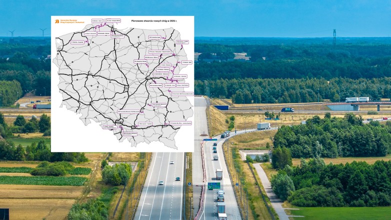 Nowe drogi w Polsce w 2026 r. Te odcinki zostaną otwarte - mapa