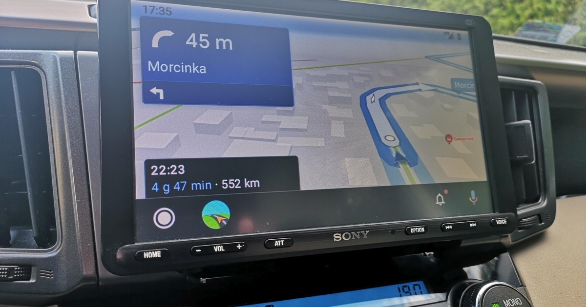 AutoMapa Android Auto