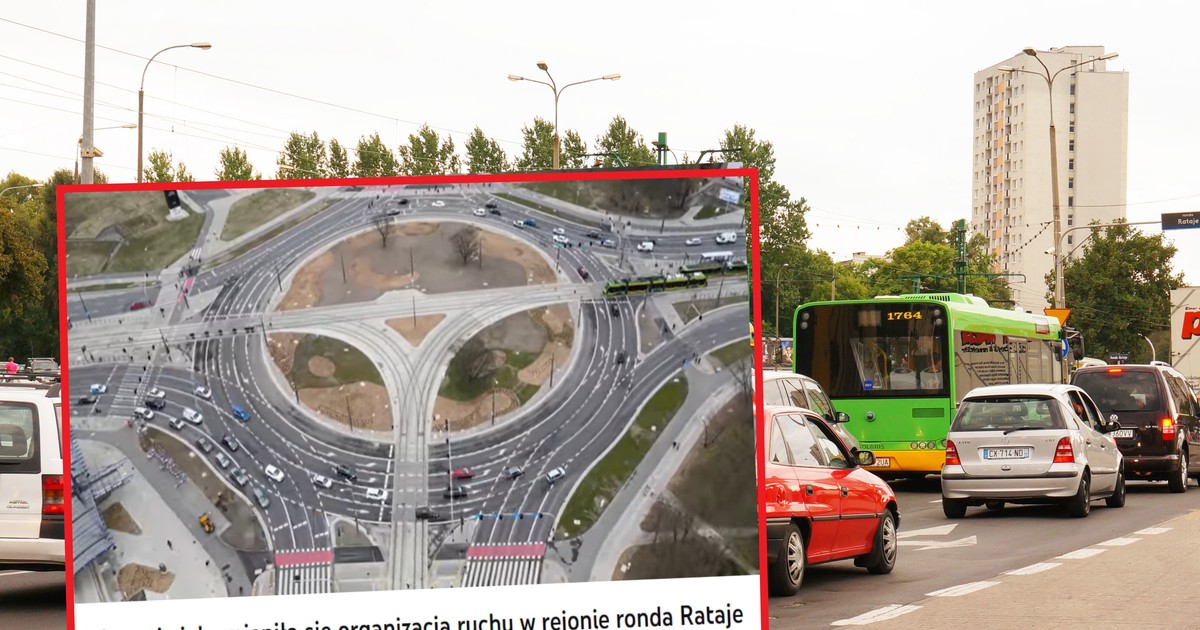 Co z prawym kierunkowskazem na rondzie?
