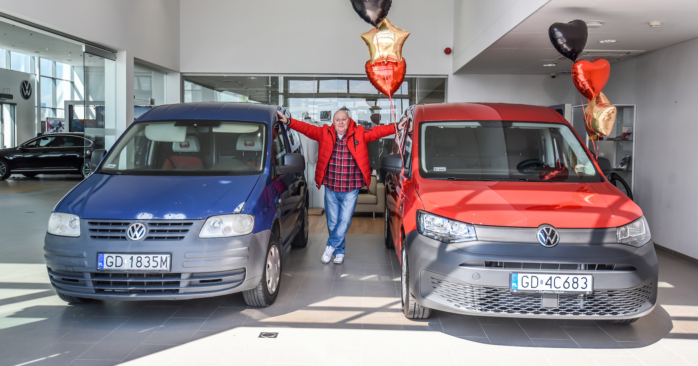 Przejechał milion kilometrów Volkswagenem Caddy