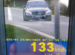 Pędził 133 km/h w obszarze zabudowanym. Już nie ma prawa jazdy