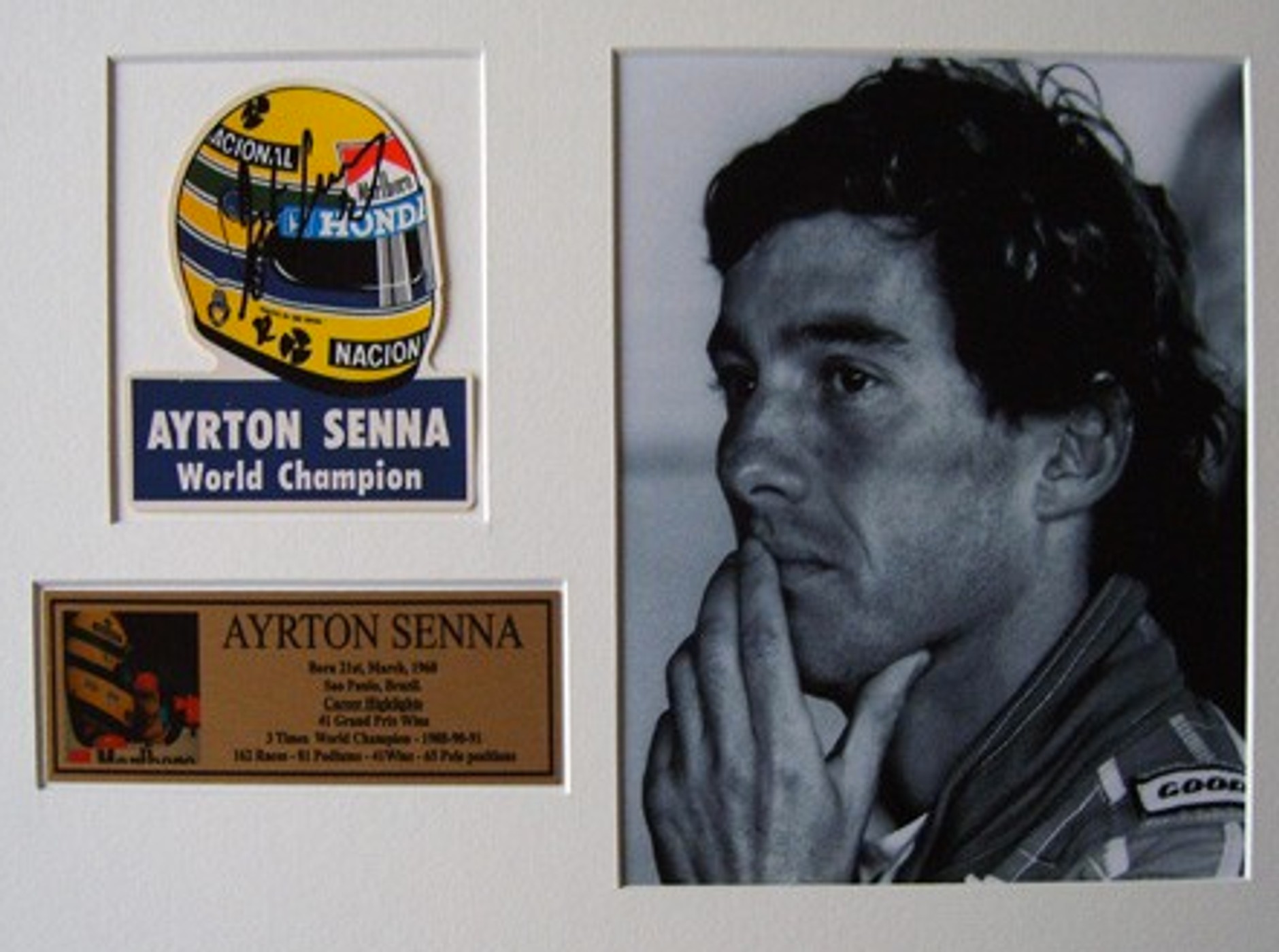 Autografy mistrzów F1