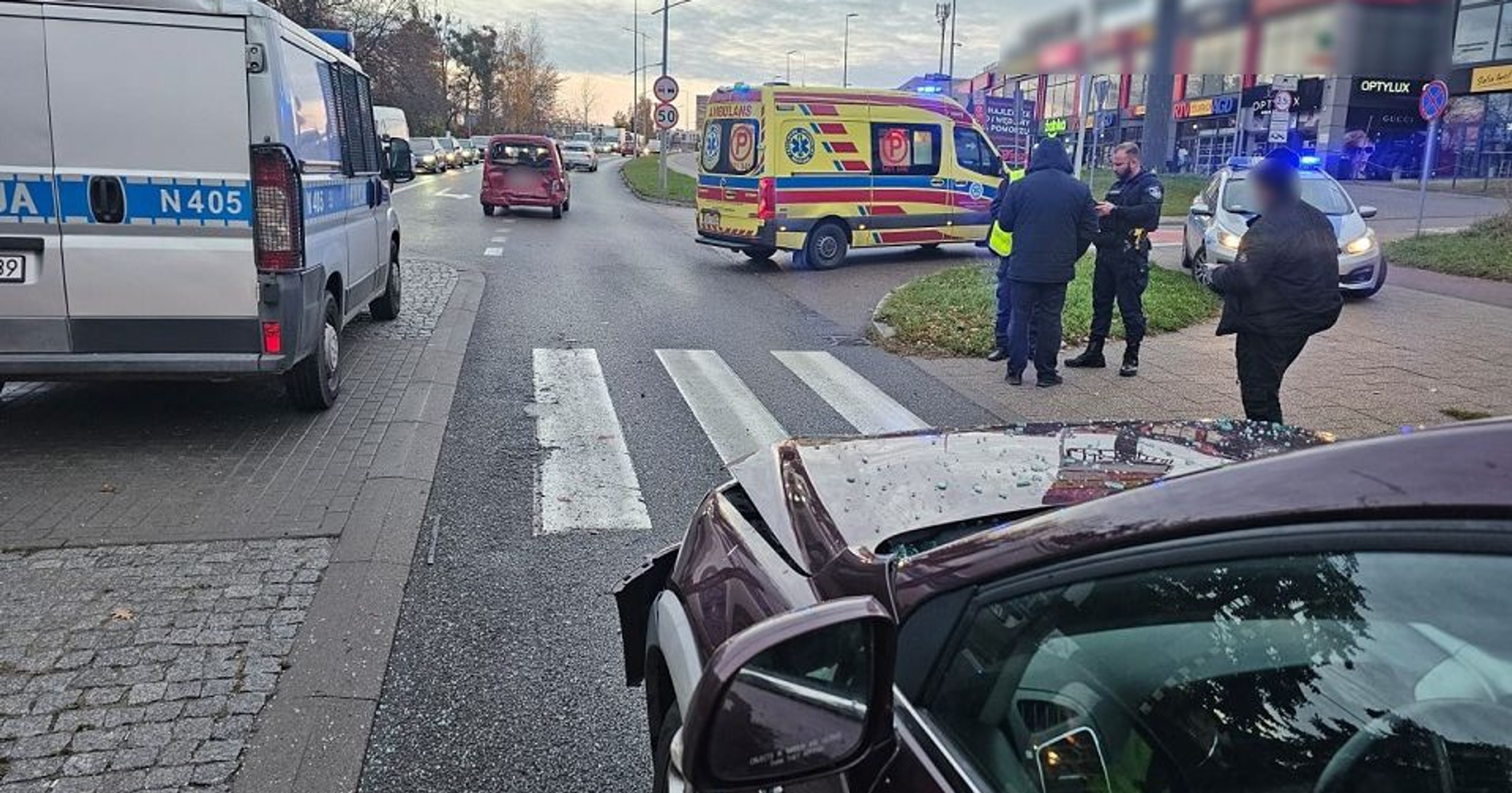 Wypadek w Pruszczu Gdańskim