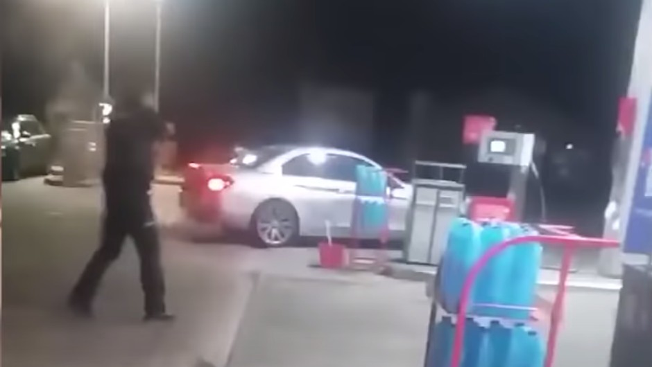 Akcja policji na stacji w Rymaniu