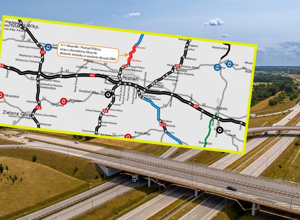 S11 pod Poznaniem. Czekamy na ZRID dla nowych 22 km. To część ważnej trasy
