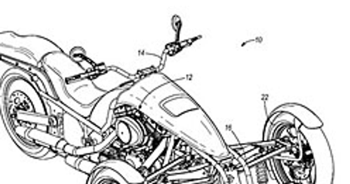 Harley-Davidson zarejestrował patent na trójkołowca
