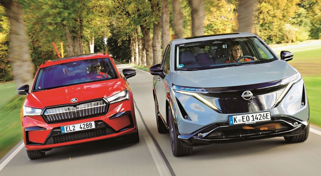 Nissan Ariya i Skoda Enyaq - porównanie