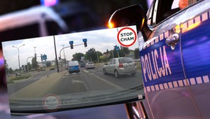 Policjanci też łamią przepisy. Zostali nagrani przez innych kierowców