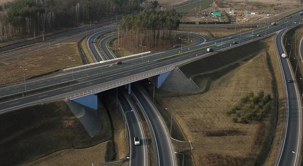 Węzeł na drodze S11/S5 pod Poznaniem