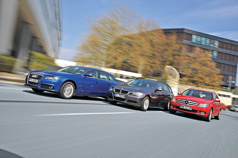 Audi A4, BMW 3 , Mercedes C