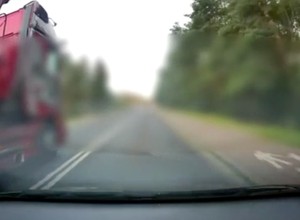 Kierowca ciężarówki notorycznie ignorował przepisy. Nie spodziewał się, że jest nagrywany