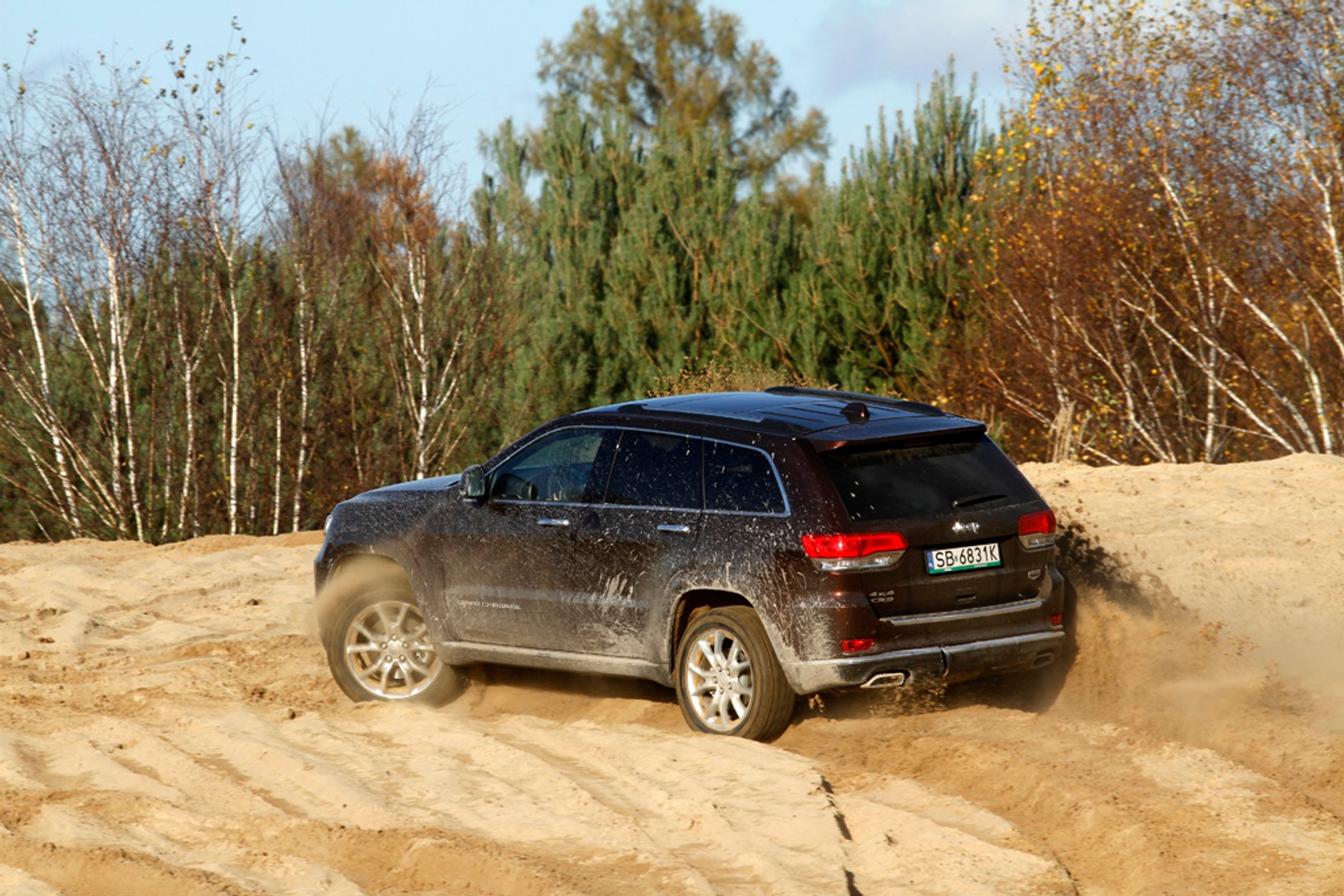 Grand Cherokee w terenie