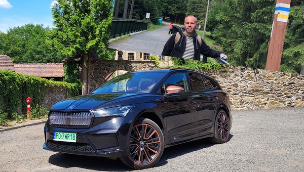 Pojechaliśmy elektryczną Skodą Enyaq na wczasy. Nie o takie emocje i wrażenia nam chodziło