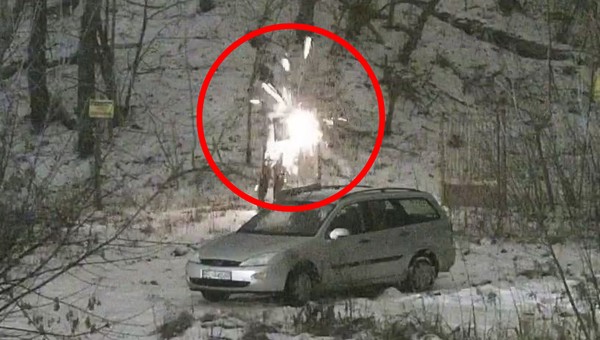 Podjechał autem pod składowisko odpadów. Chwilę później pojawiły się iskry