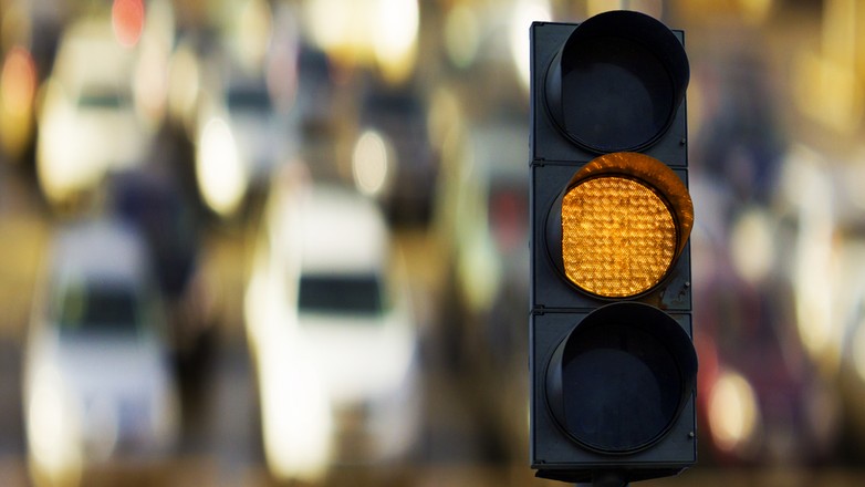 sygnalizacja żółte