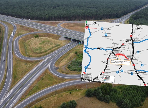 Droga S10 połączy Bydgoszcz z Toruniem. Ruszyły pierwsze prace
