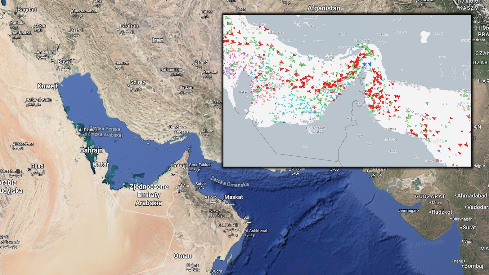 Cieśnina Ormuz i ruch statków po niej