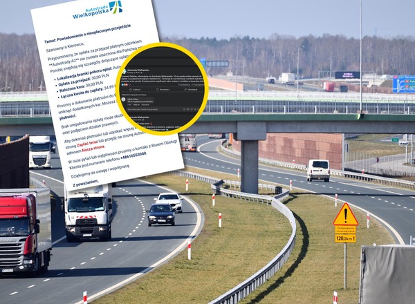 Kierowcy dostają rachunki za przejazd A2. Można je zignorować