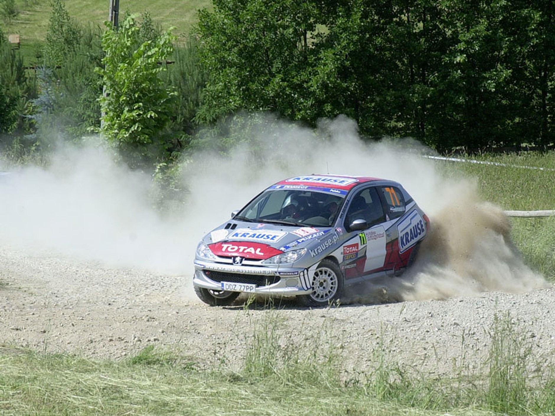 Rajd Polski 2007: wypadek Dudy, kurz i emocje (fotogaleria)