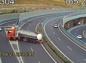 Polak ukarany na Słowacji. Jechał cysterną pod prąd na drodze ekspresowej