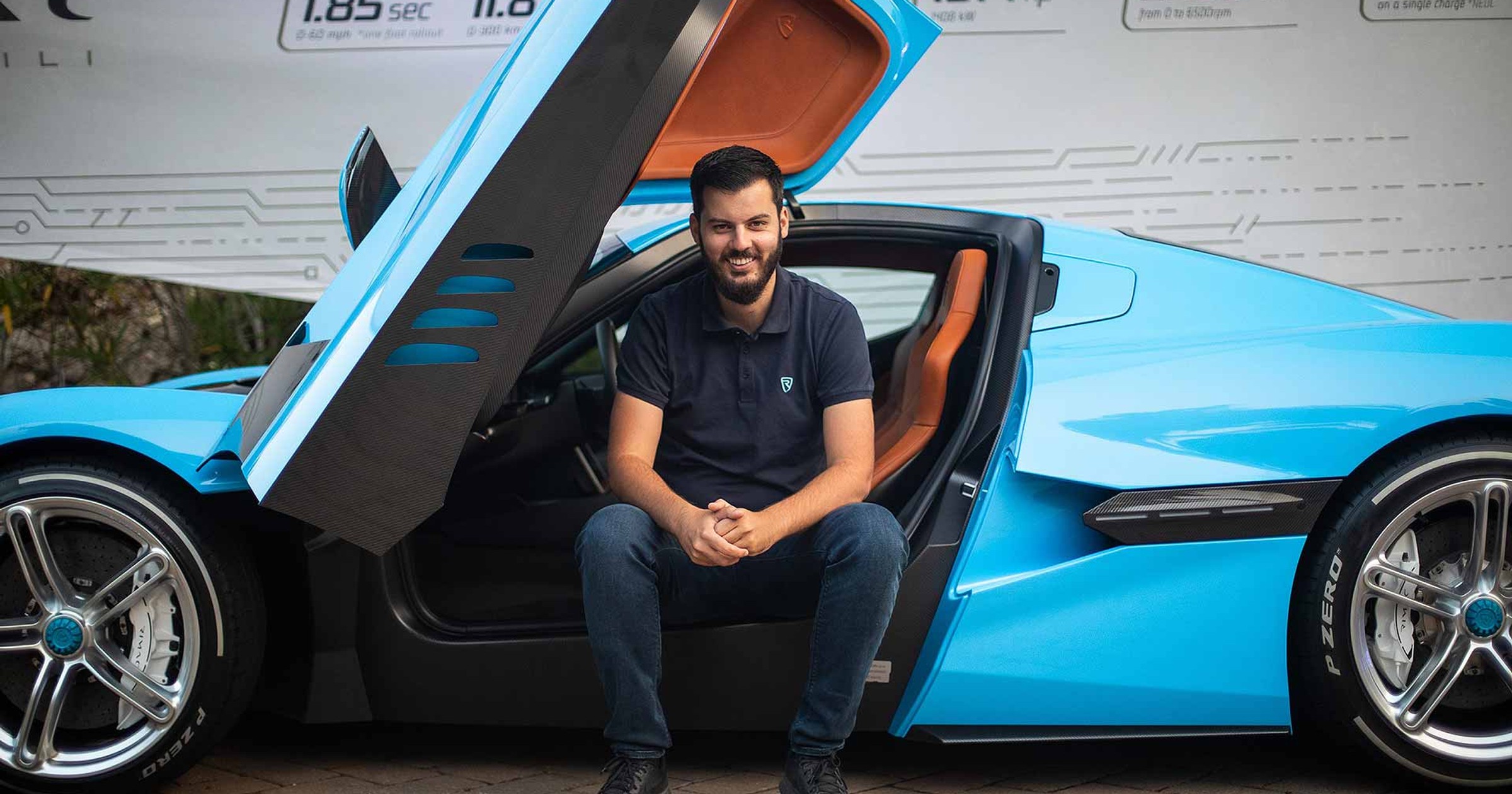 Mate Rimac w swoim hiperaucie