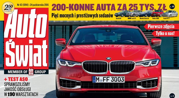 Nowy Auto Świat 43/2016 już w sprzedaży