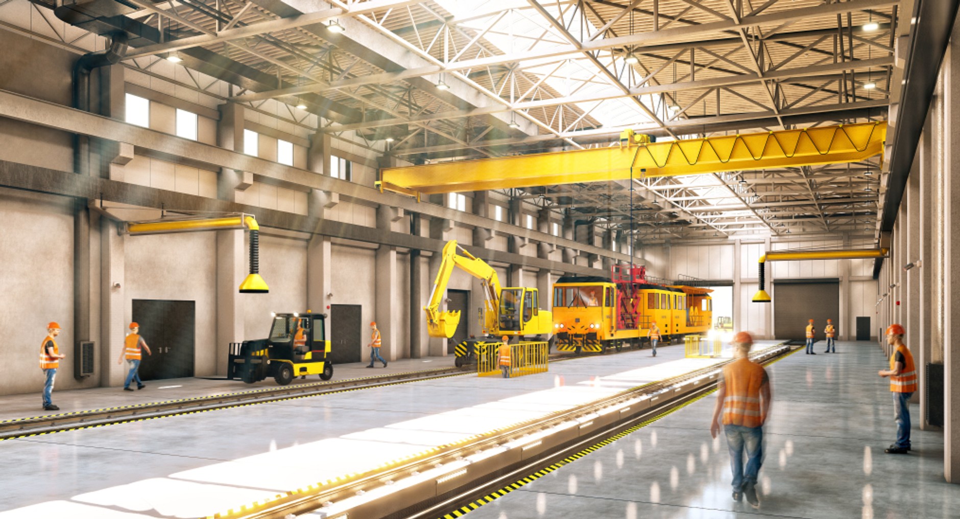 Wizualizacja linii kolejowej Warszawa – Łódź