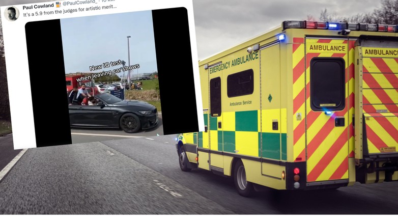 niebezpieczne zachowanie kierowcy