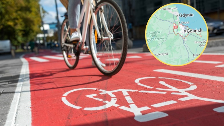 Prawie połamała się na ścieżce rowerowej. Zamiast odszkodowania ma mandat (Screen: Google Maps)