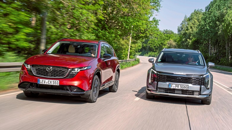 Nowa Mazda CX-5 kontra Kia Sportage. Polacy kochają te kompaktowe SUV-y. Który jest lepszy?