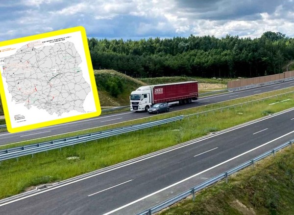 W Polsce powstanie prawie pięć tys. km nowych dróg. Jest mapa od GDDKiA