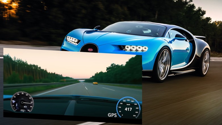 Bugatti Chiron: ponad 400 km/h na autostradzie w Niemczech