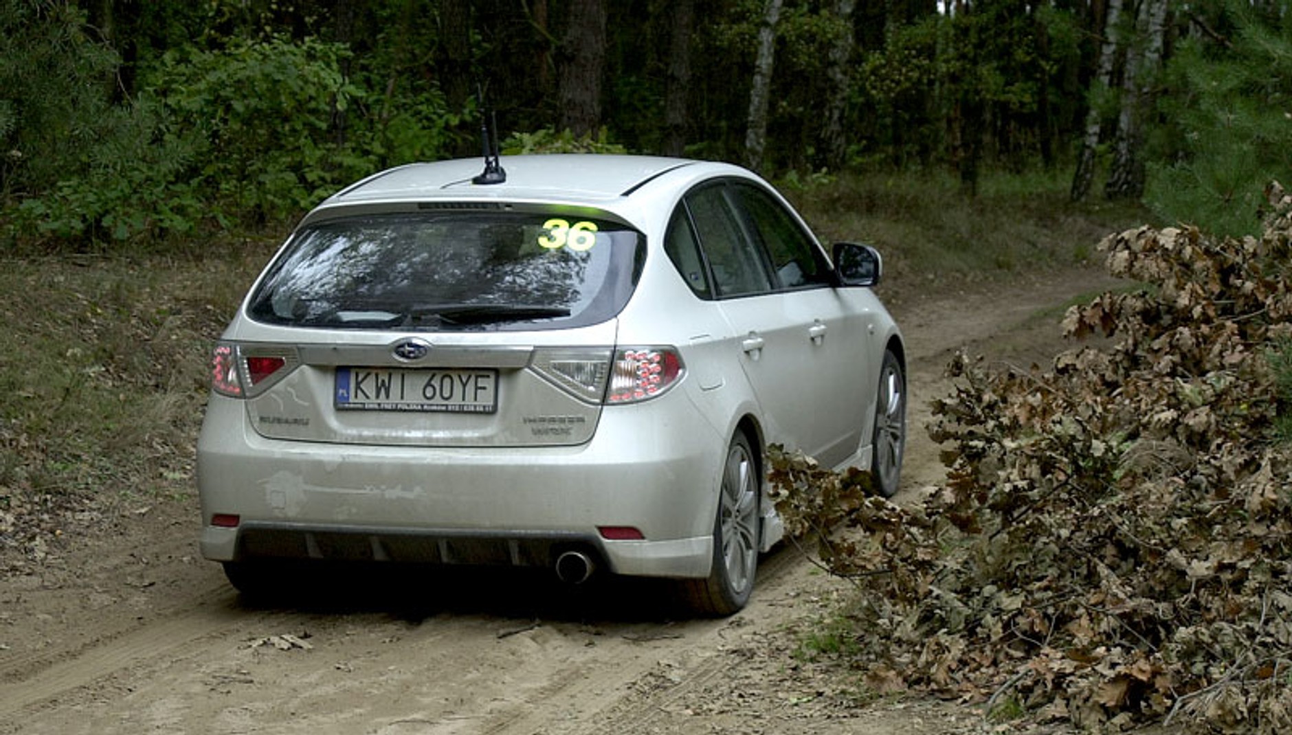 Rajd Orlen 2008: tak zapoznawali się z trasą (fotogaleria)