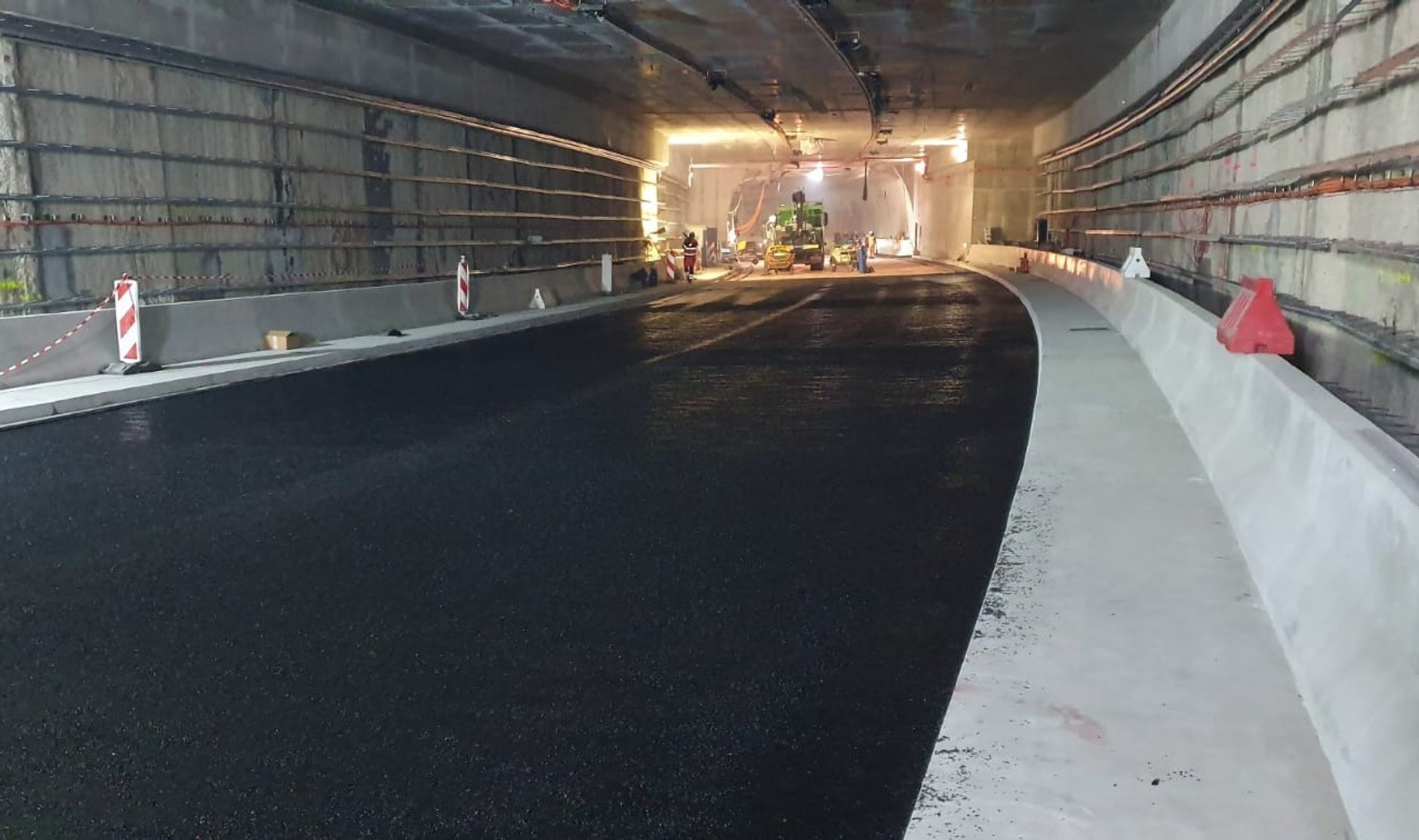 Postęp prac w tunelu pod Świną