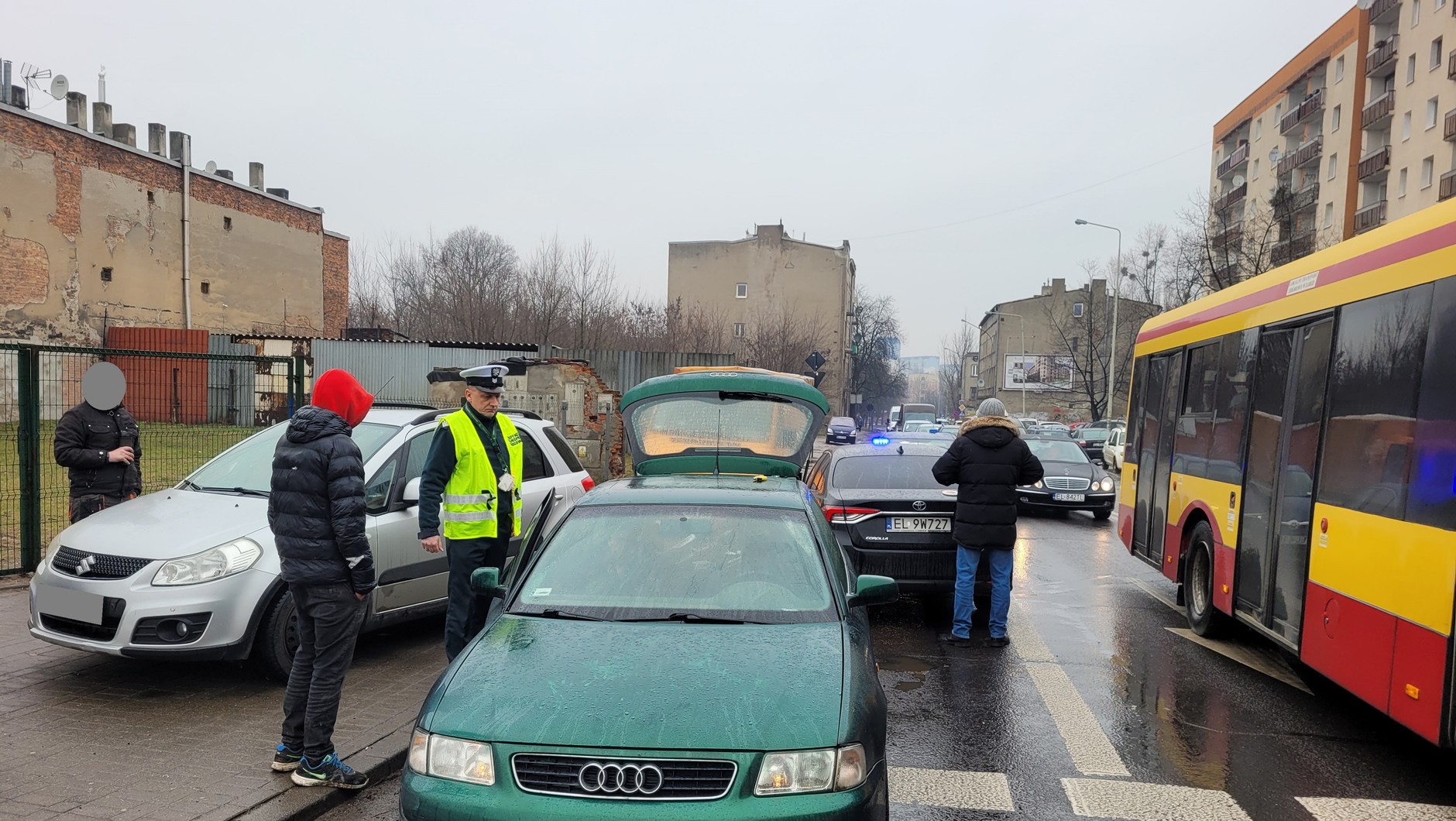 audi zatrzymane przez innych kierowców