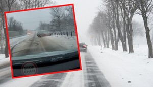 Zaczął robić efektowne piruety. Wcześniej kierowca Opla jechał bez wyobraźni [WIDEO]