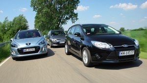 Peugeot 308 SW kontra Ford Focus kombi i Hyundai i30 CW - pomysł ten sam, ale różne wykonanie