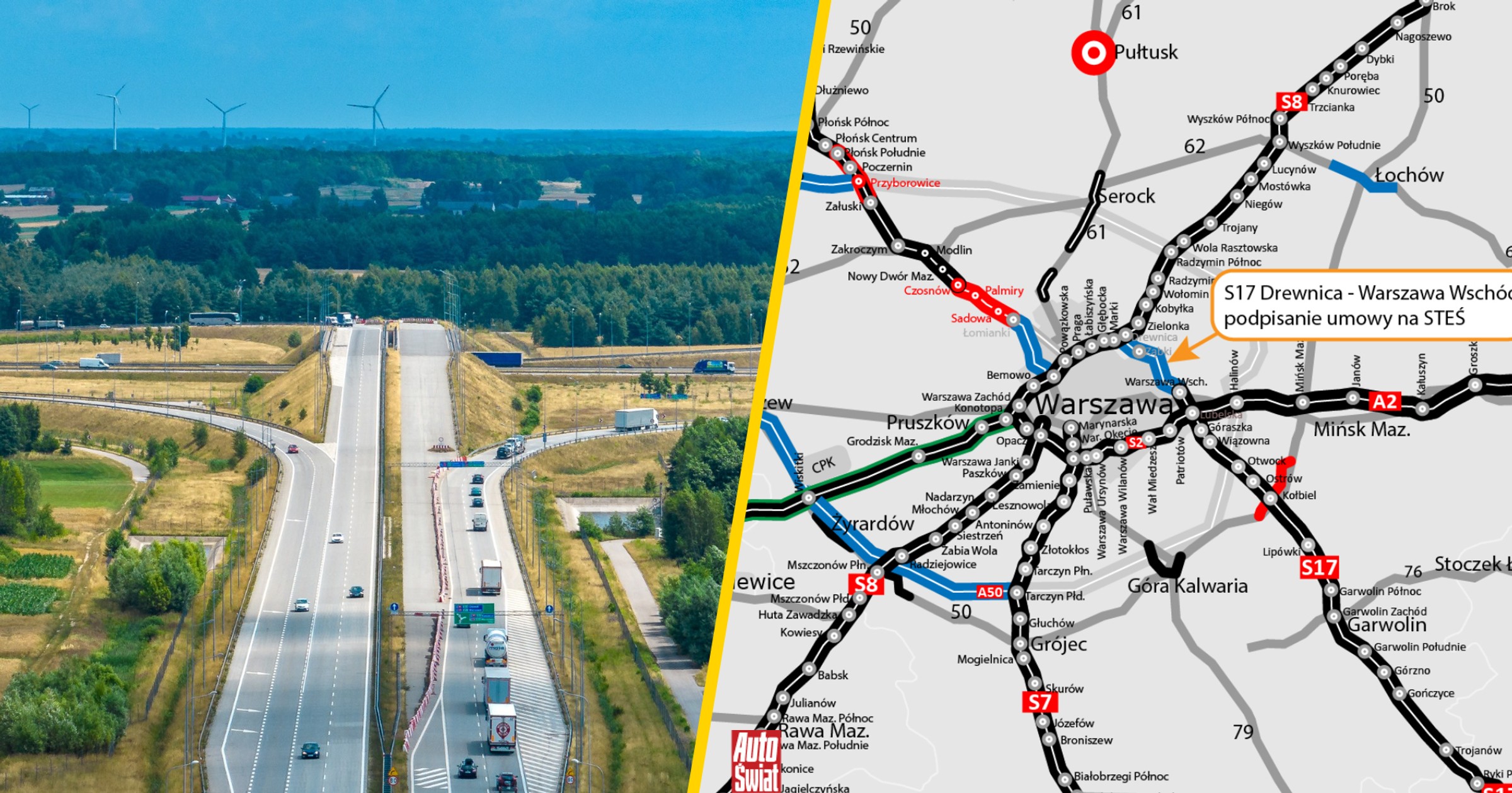 Kolejny krok do budowy S17 Wschodniej Obwodnicy Warszawy. Oj, poczekamy