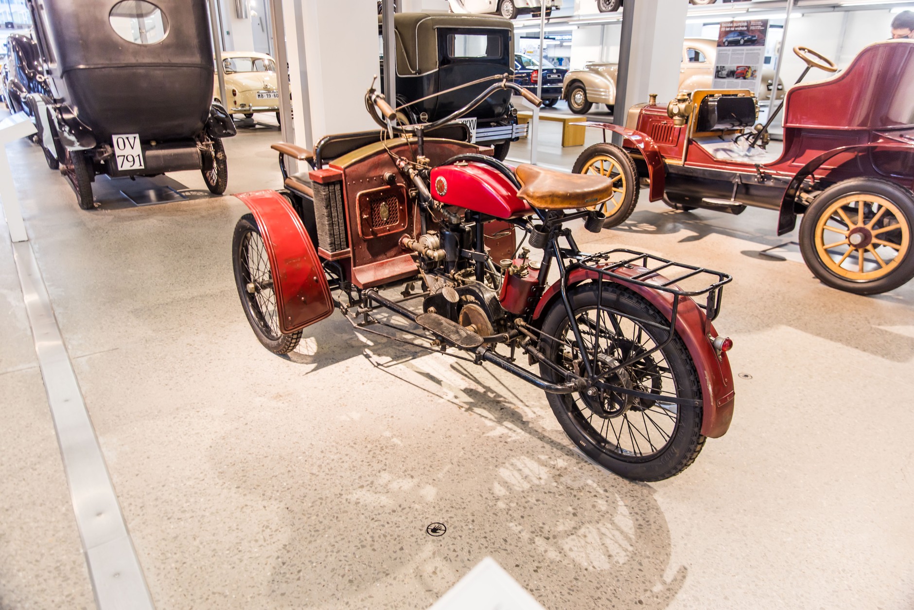 trójkołowiec w ŠKODA Muzeum Mladá Boleslav