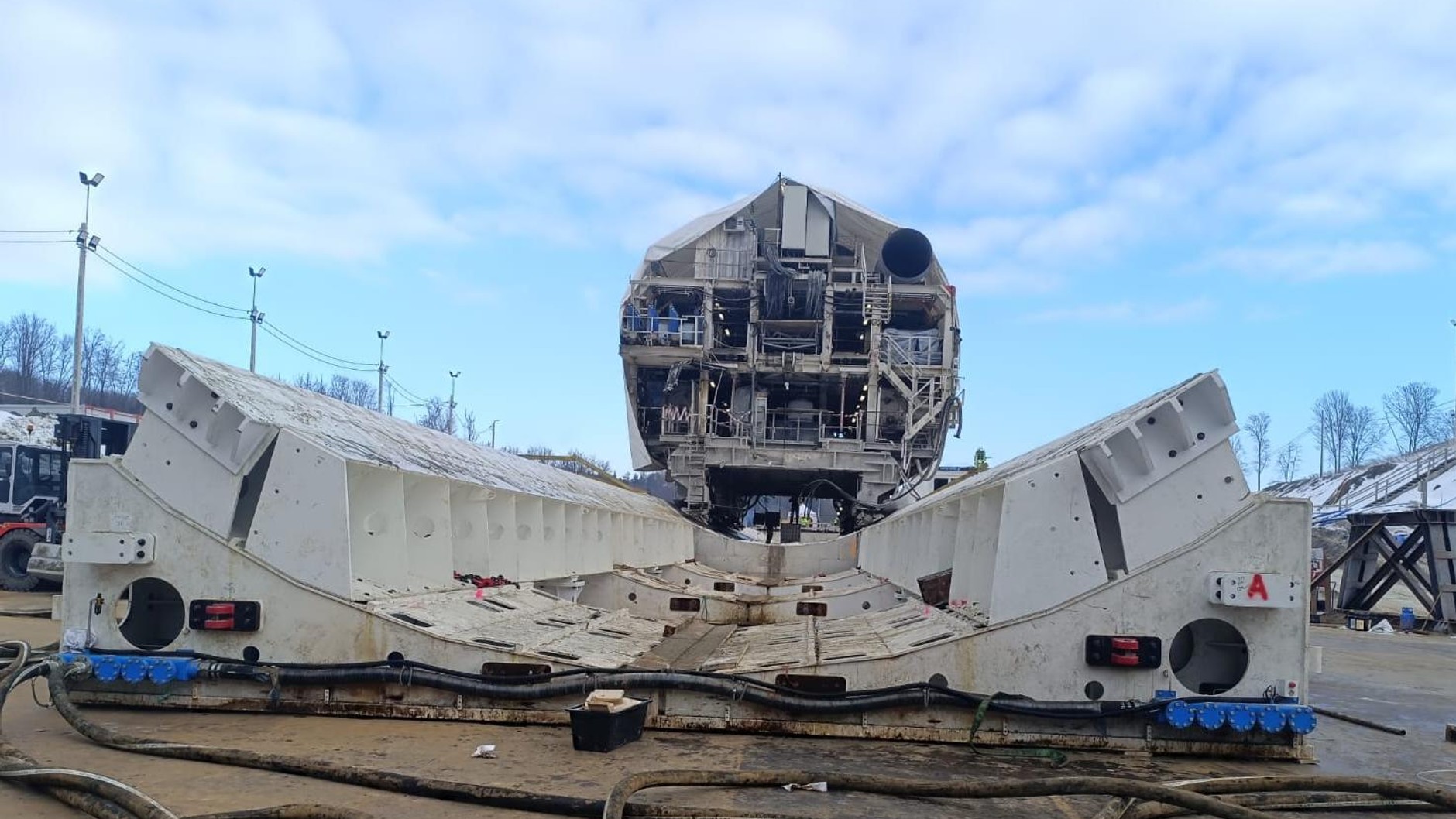 Portal północny tunelu - S19 Rzeszów Południe - Babica