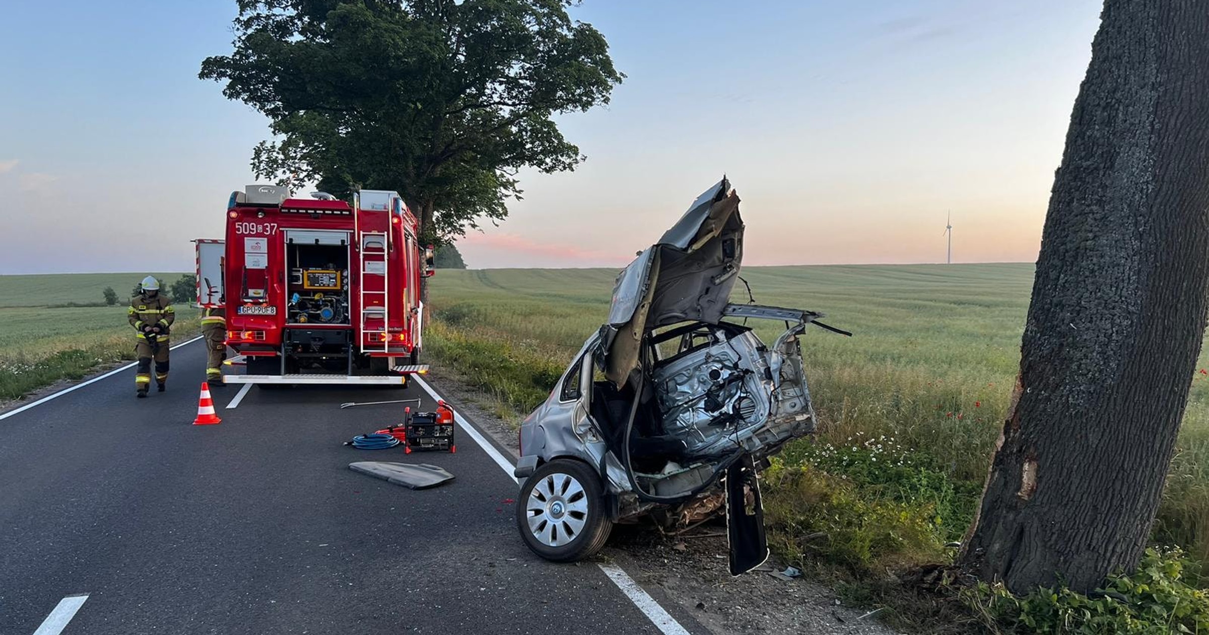 Tragiczny wypadek pod Puckiem