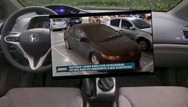 Honda Civic porzucona sześć lat temu na parkingu przy lotnisku